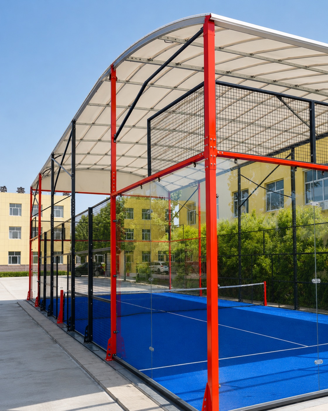 Tennis court covers