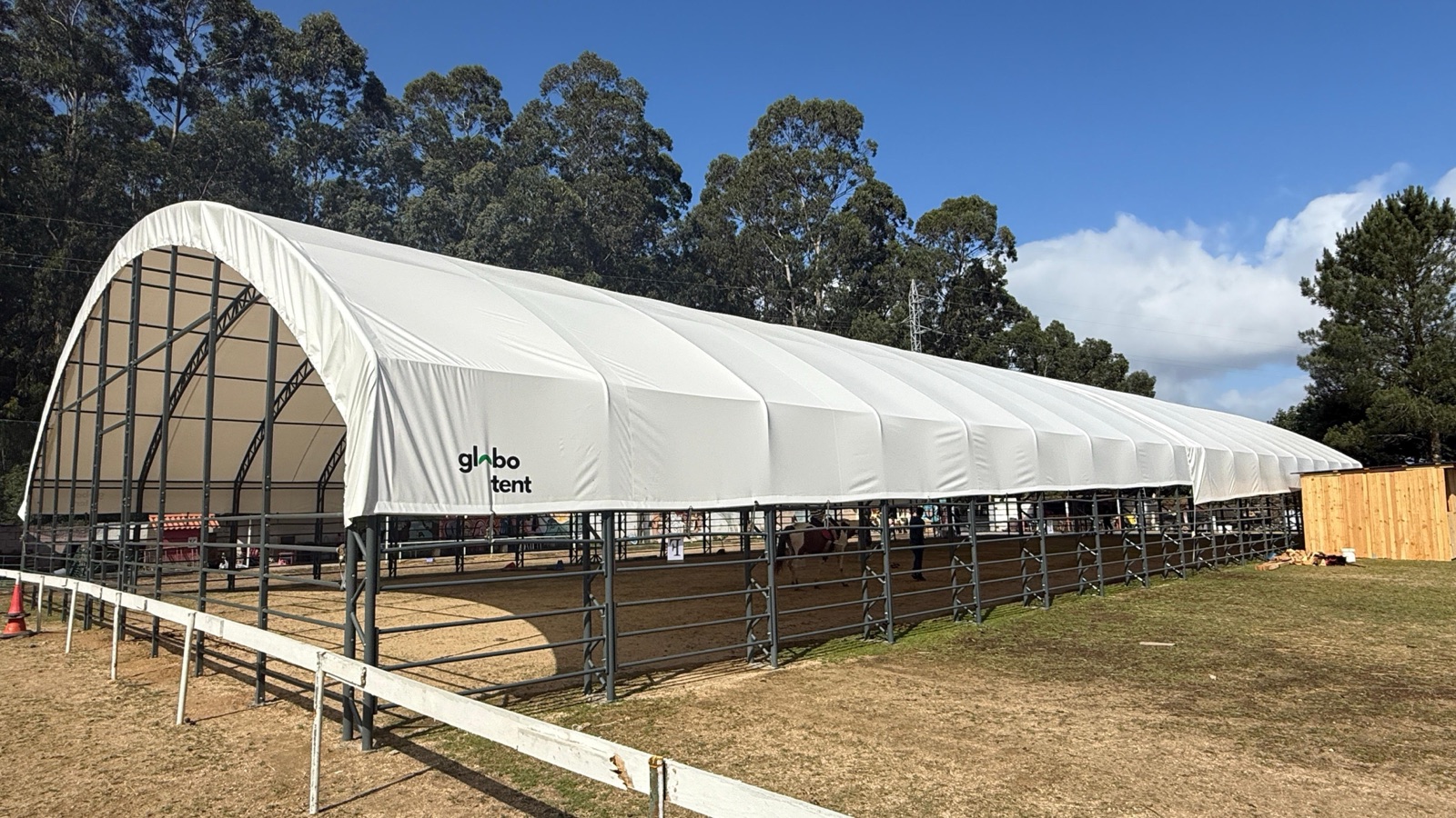 Riding arena covers