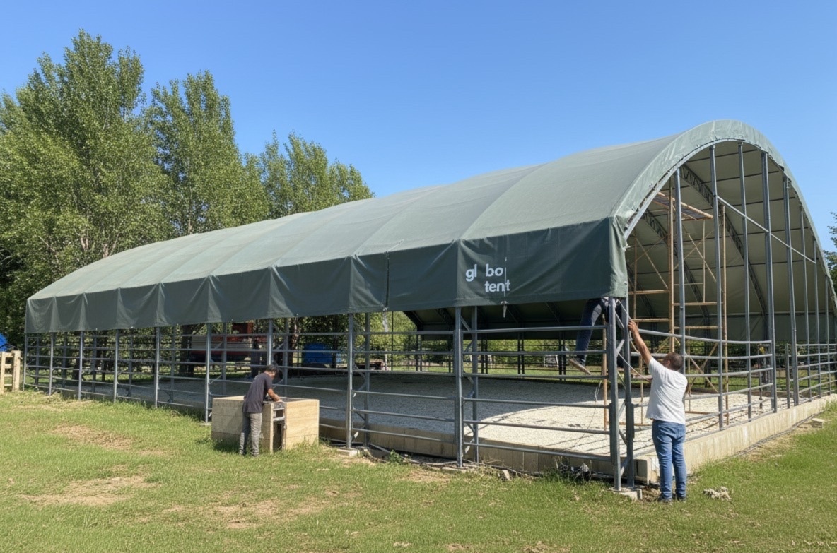 Riding Arena Cover 20 × 20 × 6.5 m
