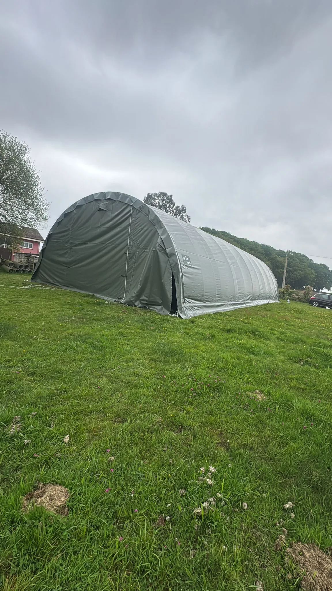 Arched Storage Tent 12.20 × 24 × 6.10 m