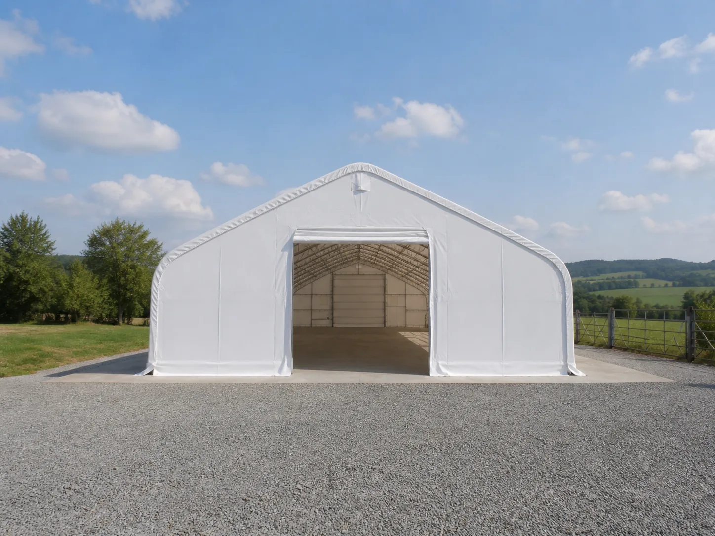 Fabric Building 12.20 × 24 × 6.40 m