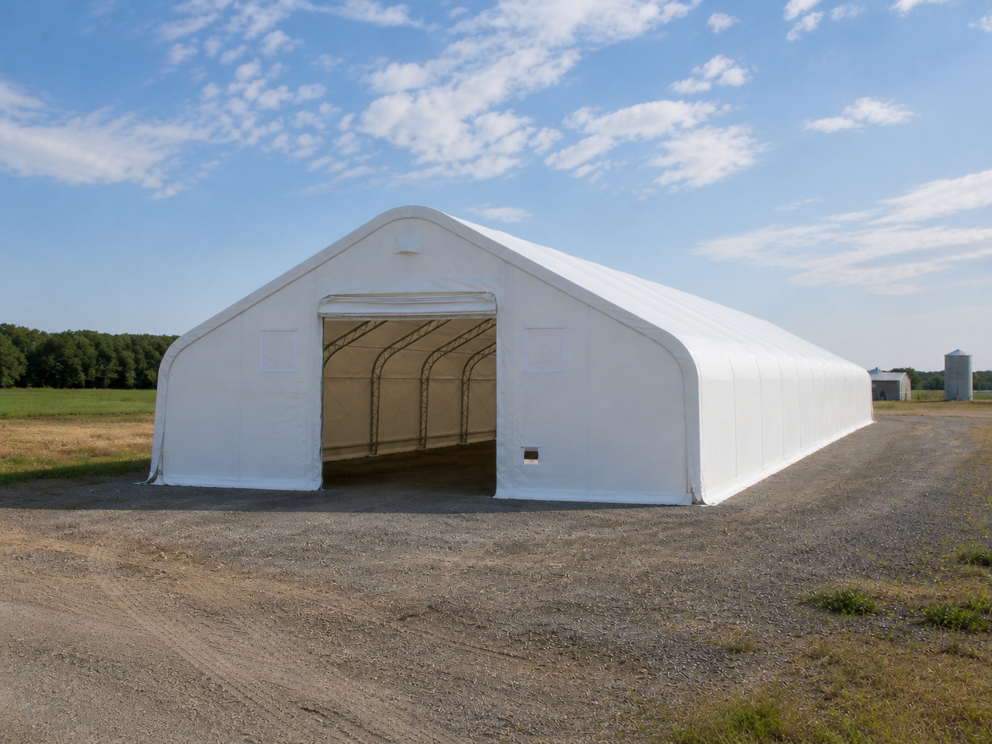 Fabric Building 15.35 × 40 × 7.10 m