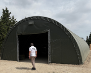 Rundbogenhalle 18x9,15x4,50 inklusive Transport und Montage.