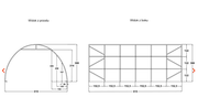 Arched Shelter 9,15x6,10x3,66